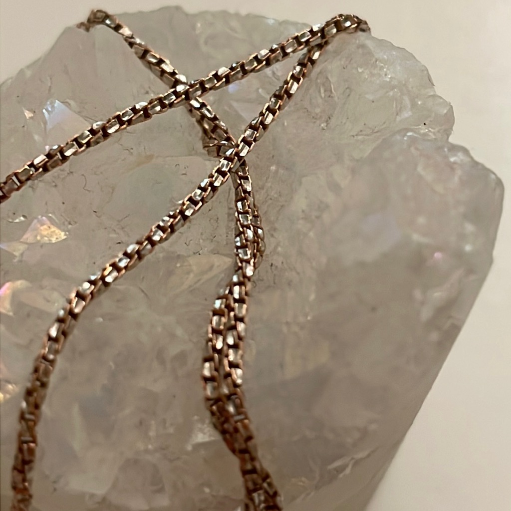 14k Rose And Yellow Gold Chain 18 370$